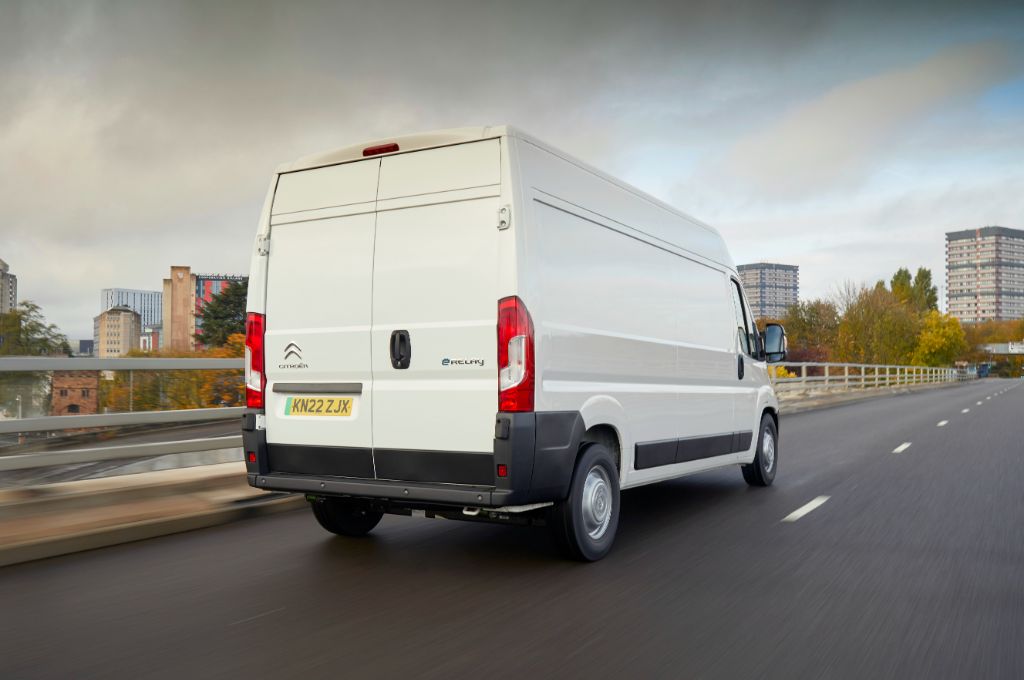Citroen eRelay, eRelay, Citroen electric van, rear, action